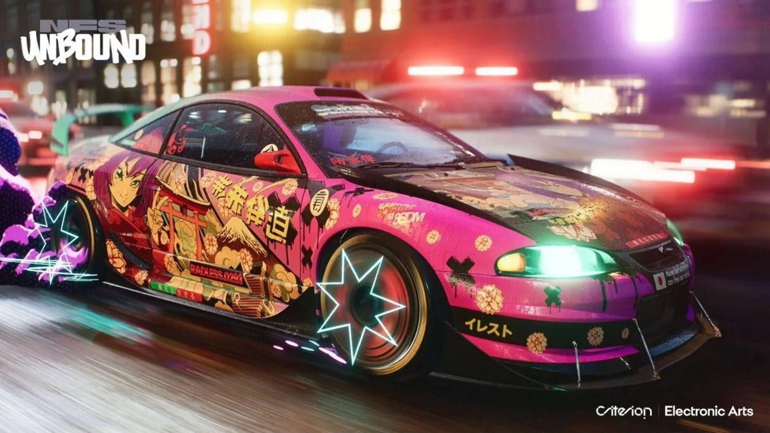 Neem risico's tijdens het rijden in Need for Speed Unbound