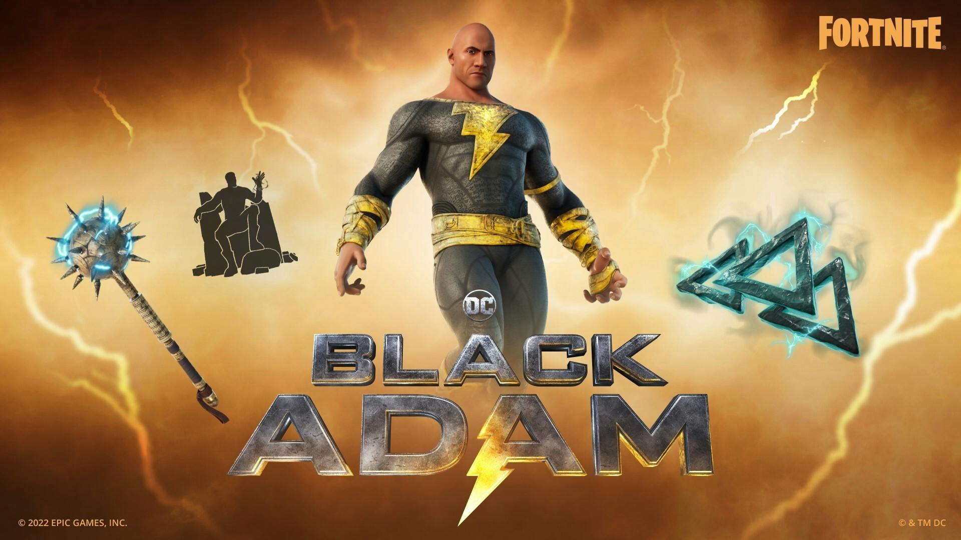 Black Adam komt op 21 oktober naar Fortnite