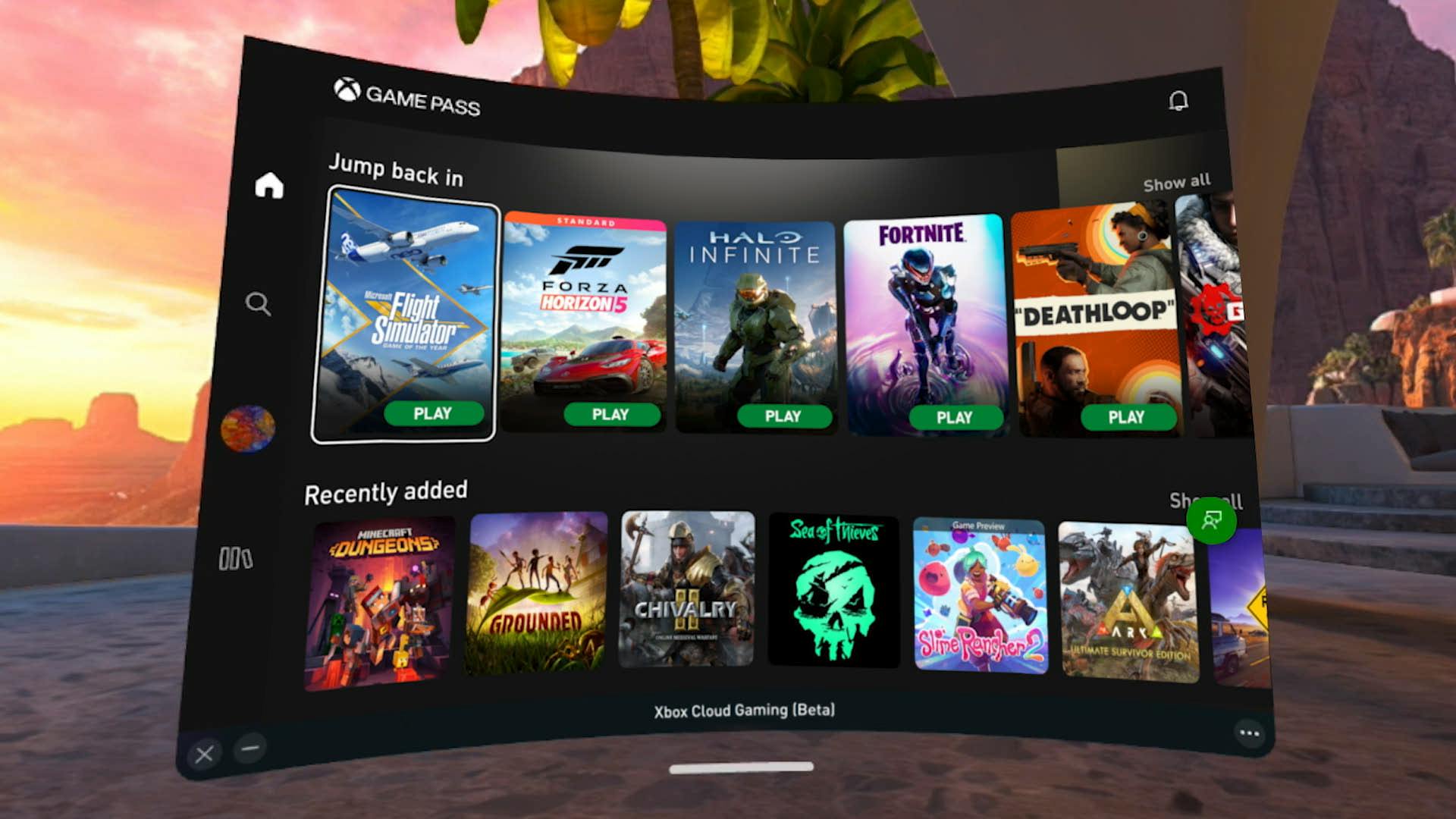 Xbox Cloud Gaming komt naar Meta Quest-apparaten