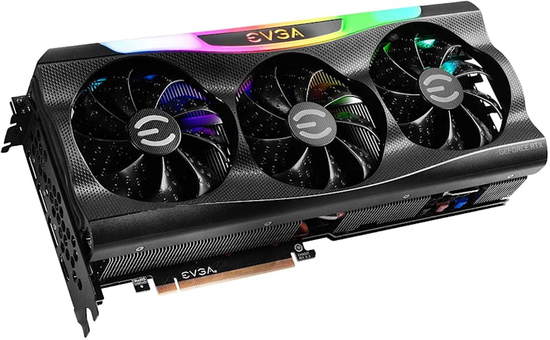 Productafbeelding van de RTX 3070 FTW3 Ultra-videokaart van EVGA.