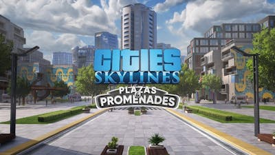 Cities Skylines-uitbreiding Plazas and Promenades onthuld