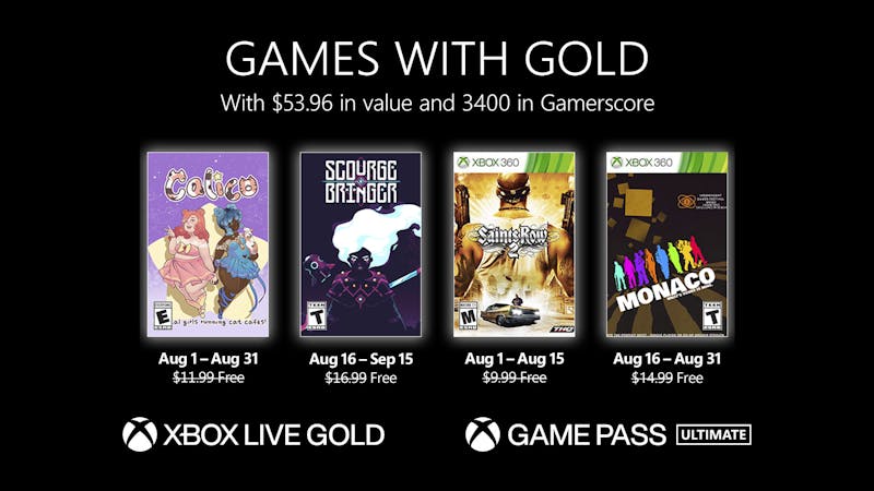 Xbox Games With Gold