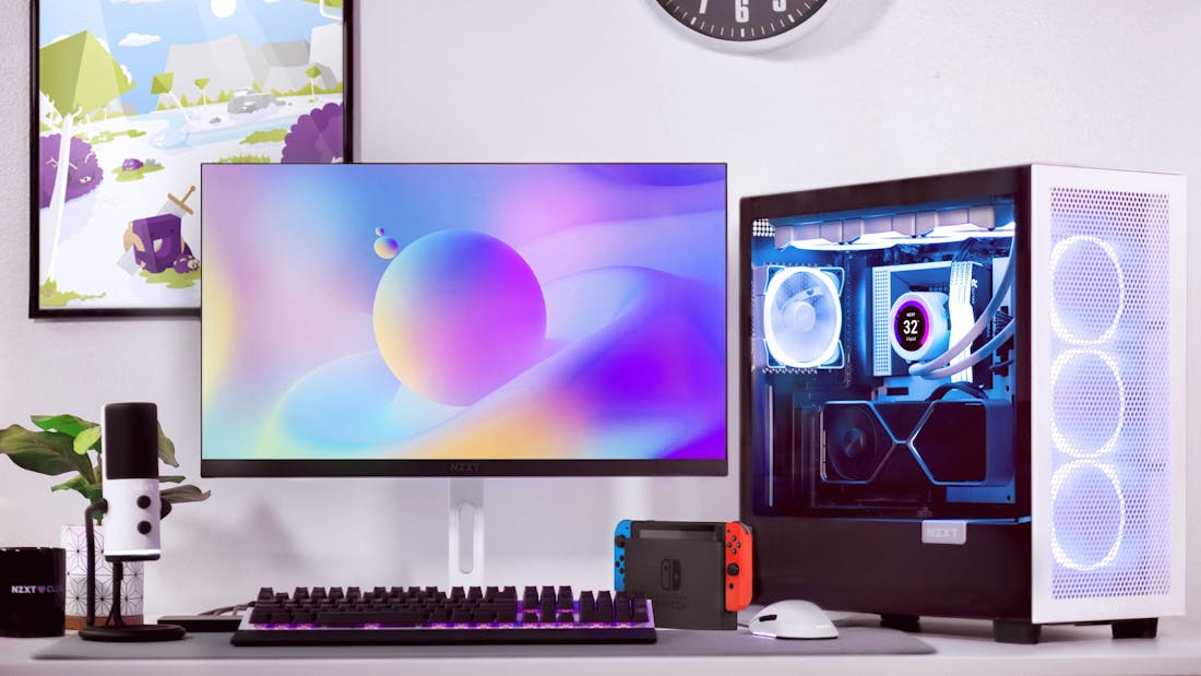 NZXT introduceert Canvas-monitoren en eigen monitorarmen