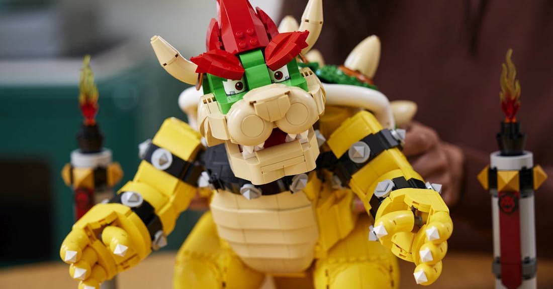 Nintendo toont gigantische Lego Bowser van meer dan 663.900 blokjes