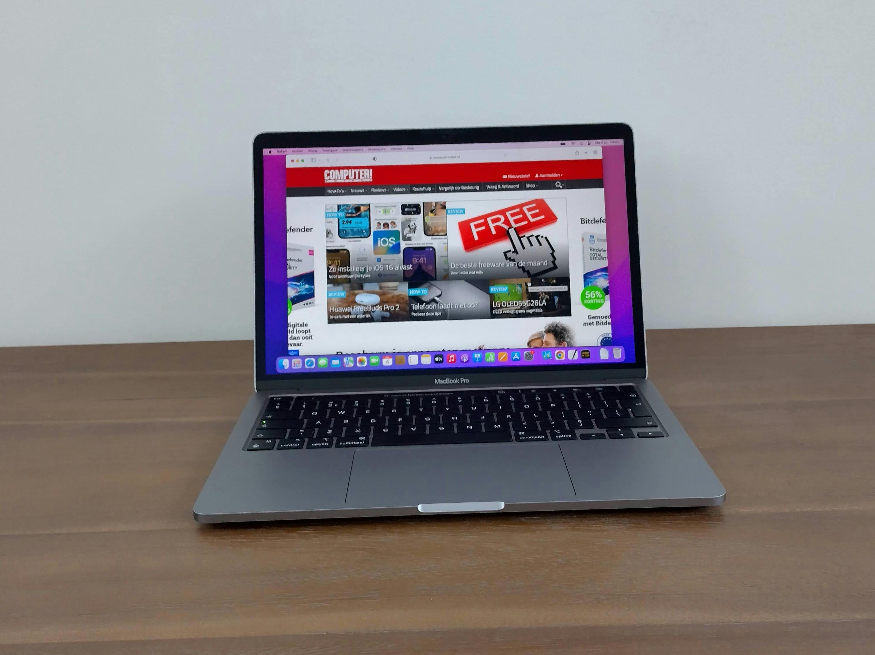 De Apple MacBook Pro (13-inch 2022) biedt weinig vernieuwing