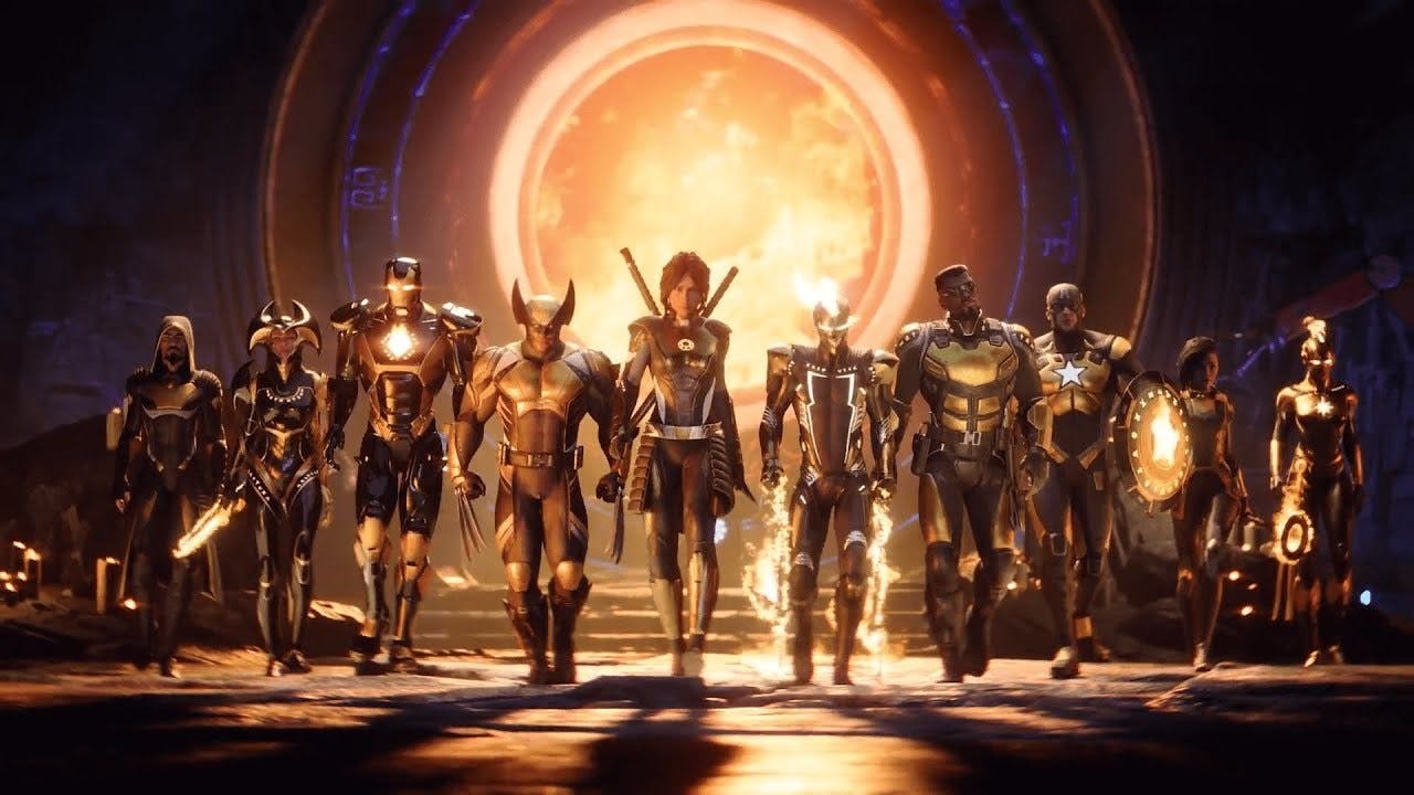 Captain America in actie in Midnight Suns-gameplay