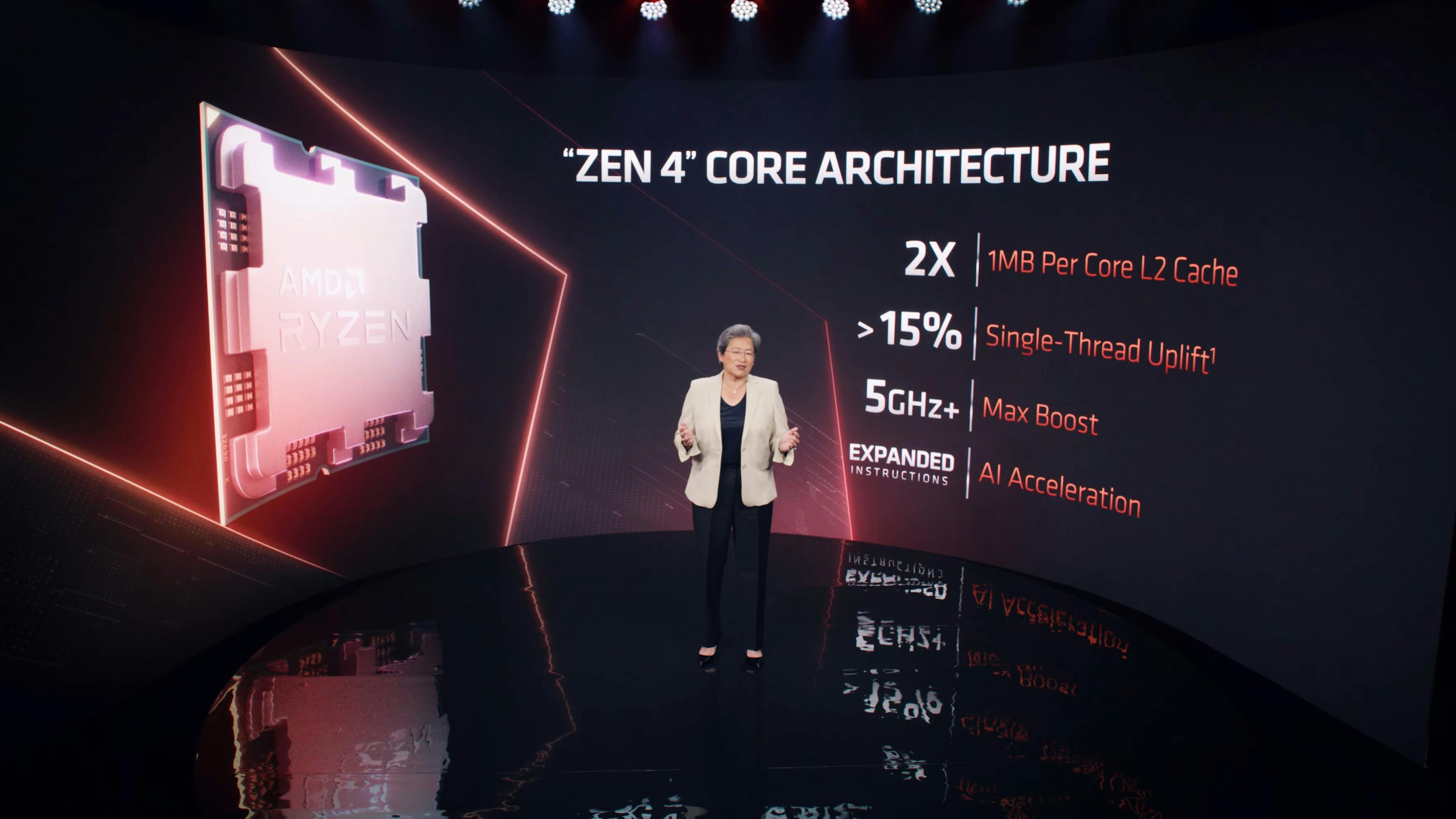 AMD demonstreert Ryzen 7000-cpu op 5,5 GHz