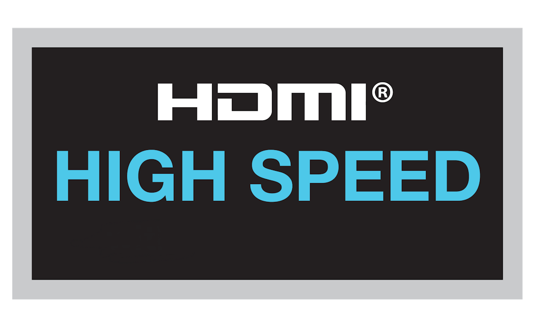 Zoek een hdmi-kabel met het logo ‘High Speed with Ethernet’. Premium High Speed- kabels leveren dezelfde prestaties, maar zijn uitgebreider getest.