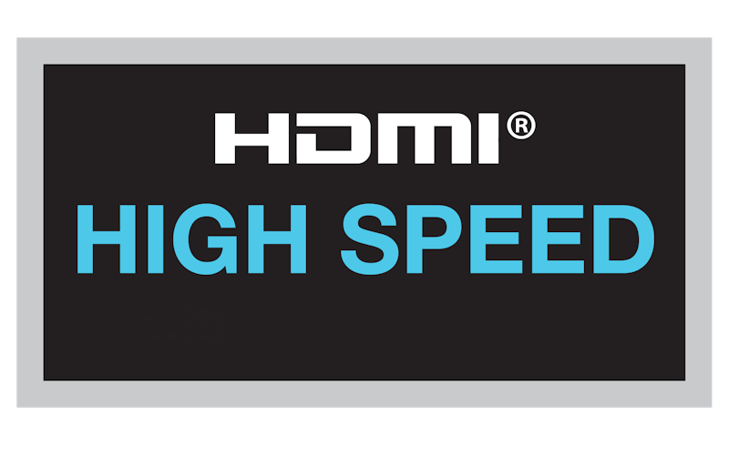 Zoek een hdmi-kabel met het logo ‘High Speed with Ethernet’. Premium High Speed- kabels leveren dezelfde prestaties, maar zijn uitgebreider getest.