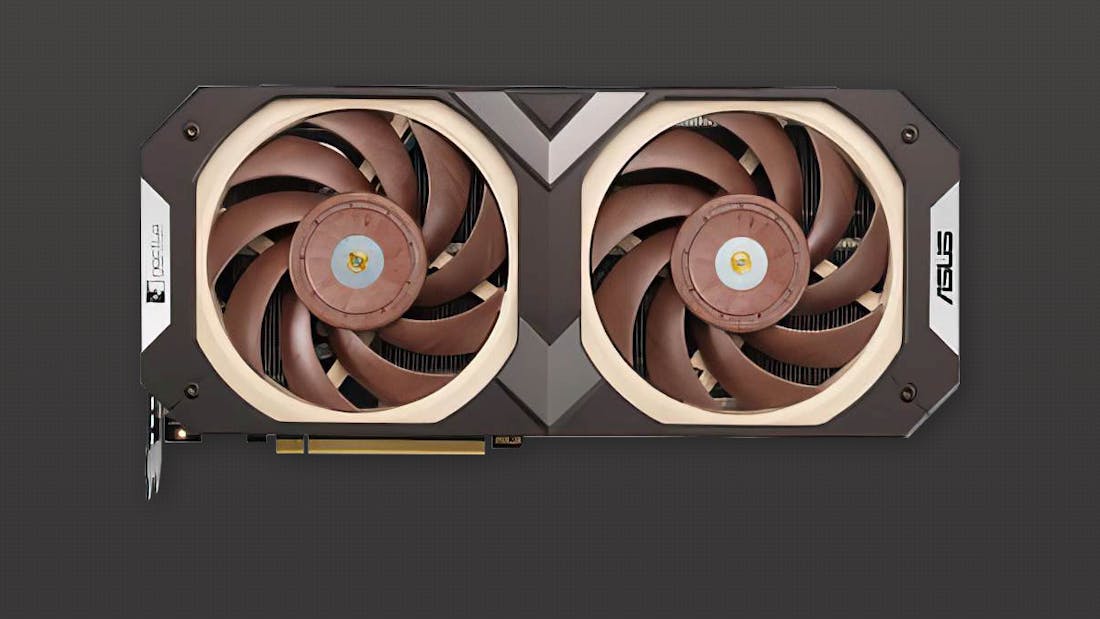 Asus' RTX 3070 met Noctua-koeling laat van zich zien