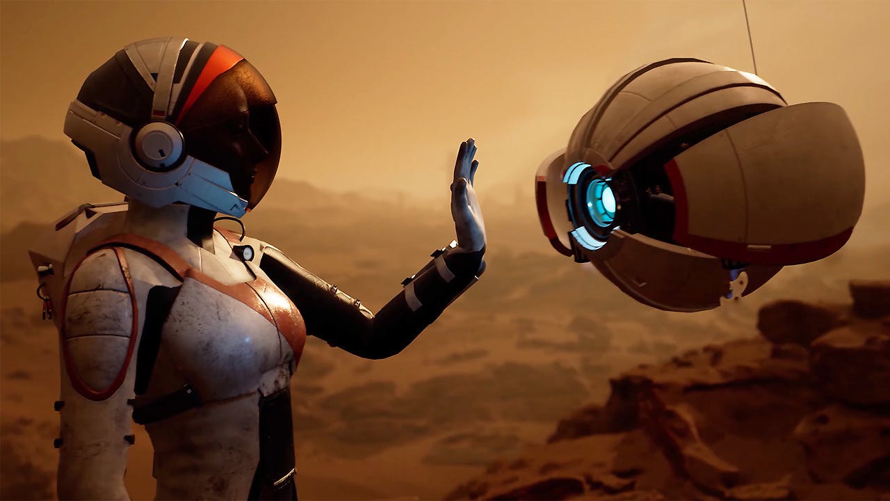 Bezoek de rode planeet in Deliver Us Mars