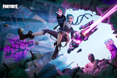 Jinx uit League of Legends zit nu in Fortnite