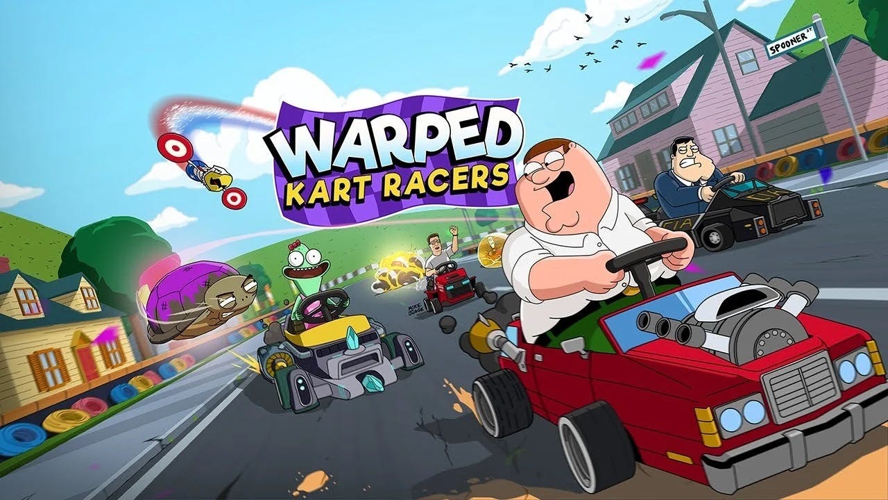 Warped Kart Racers bevat personages uit Family Guy en meer