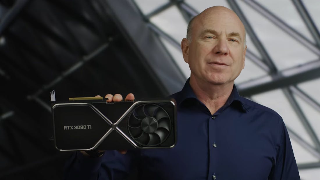 Nvidia onthult RTX 3050, mobiele Ti-gpu's en RTX 3090 Ti