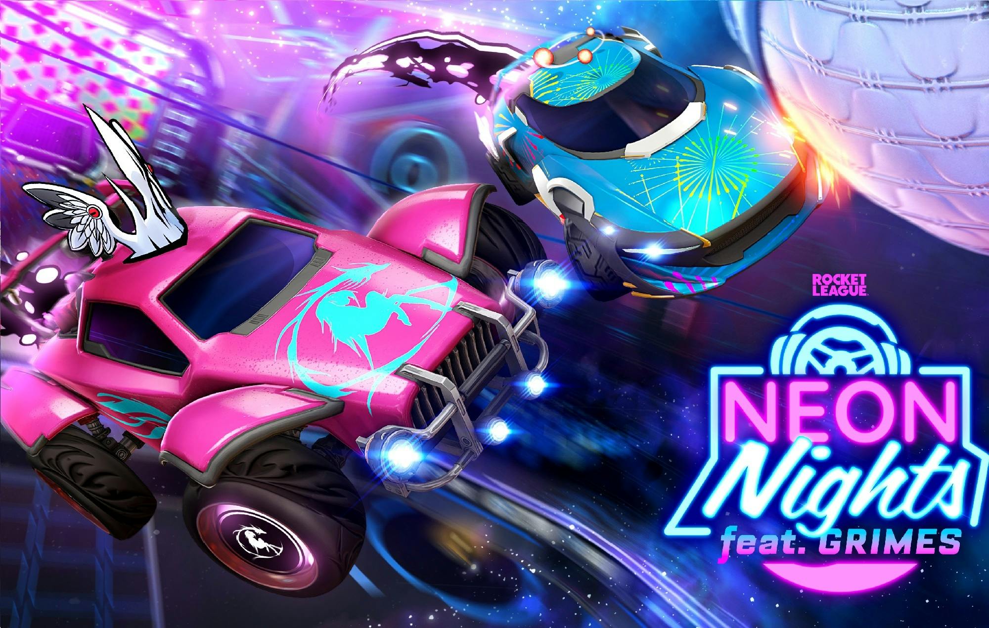 Neon Nights-evenement begonnen in Rocket League