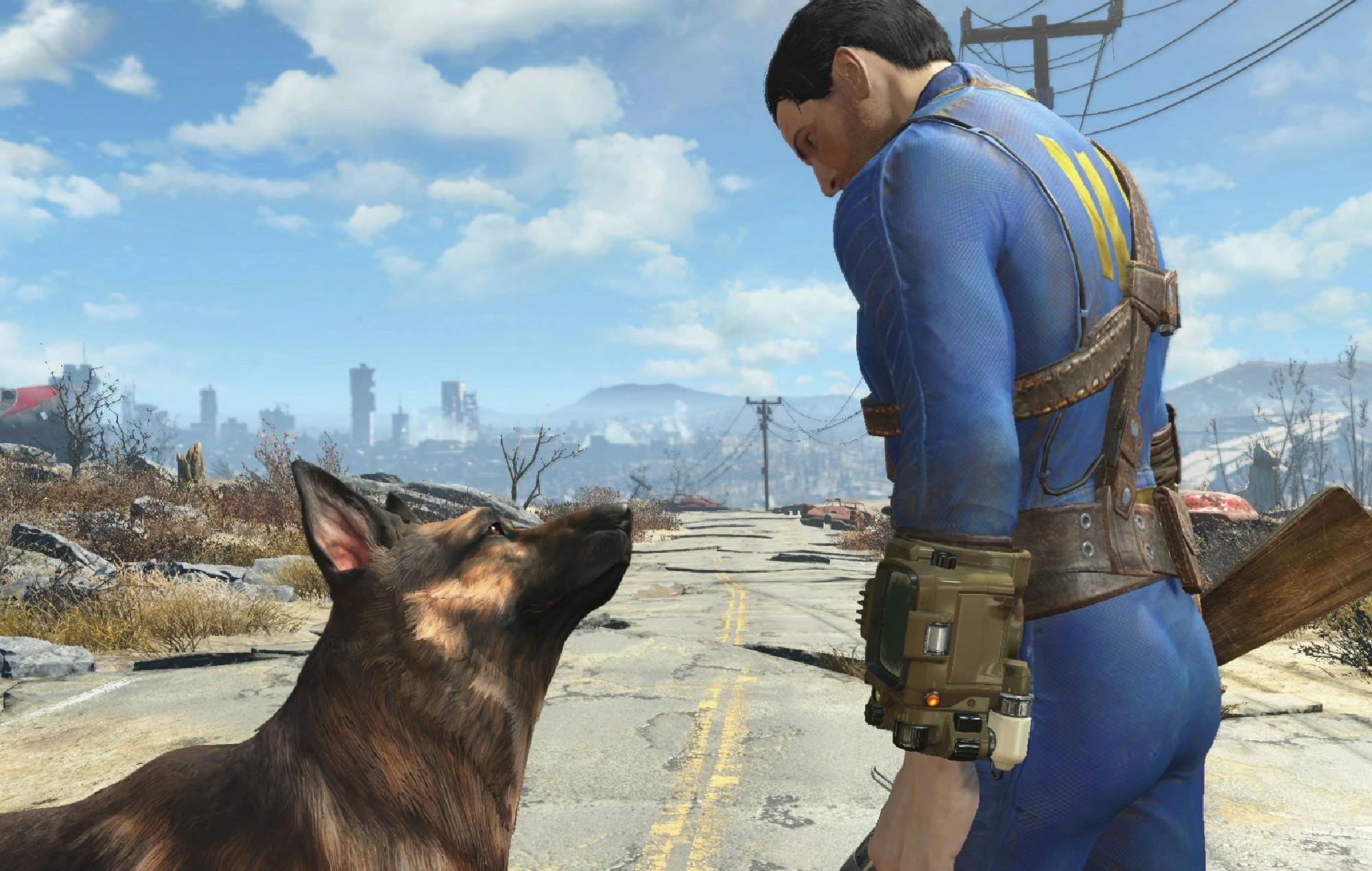 De hond die Dogmeat speelde in Fallout 4 is overleden