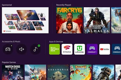 Samsung brengt Google Stadia en GeForce Now naar nieuwe tv's