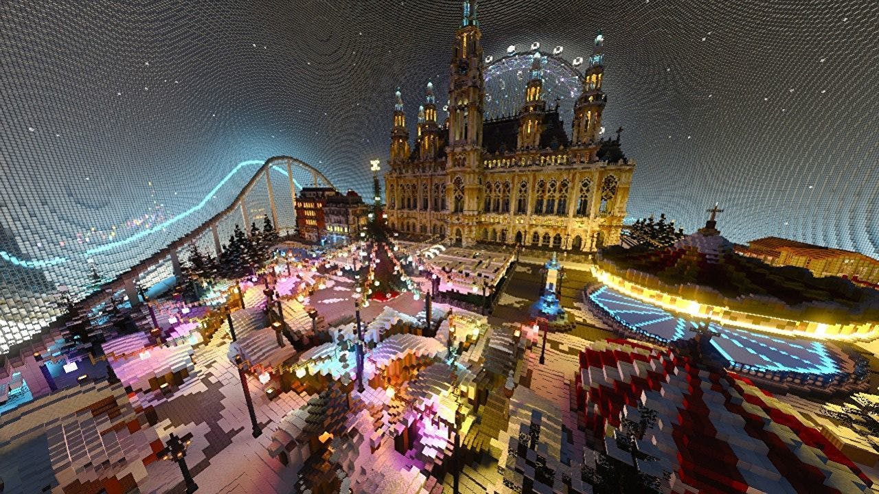 Nvidia creëert Winter Wonderland-map in Minecraft voor goede doel