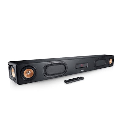 De Cinebar Ultima Surround 4.0-set is een mix tussen hi-fi en soundbar