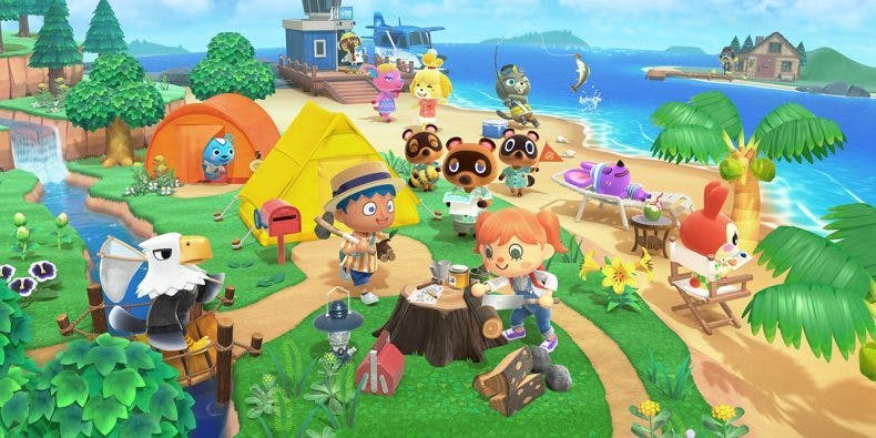 Japanse reclame en boxart van Animal Crossing: New Horizons uitgebracht