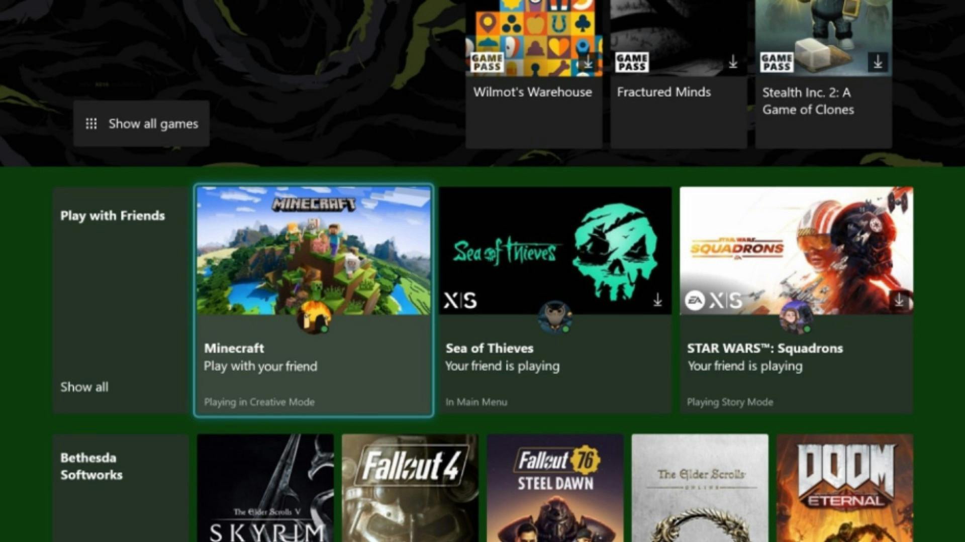 Xbox Series X-update voegt 4K-dashboard toe