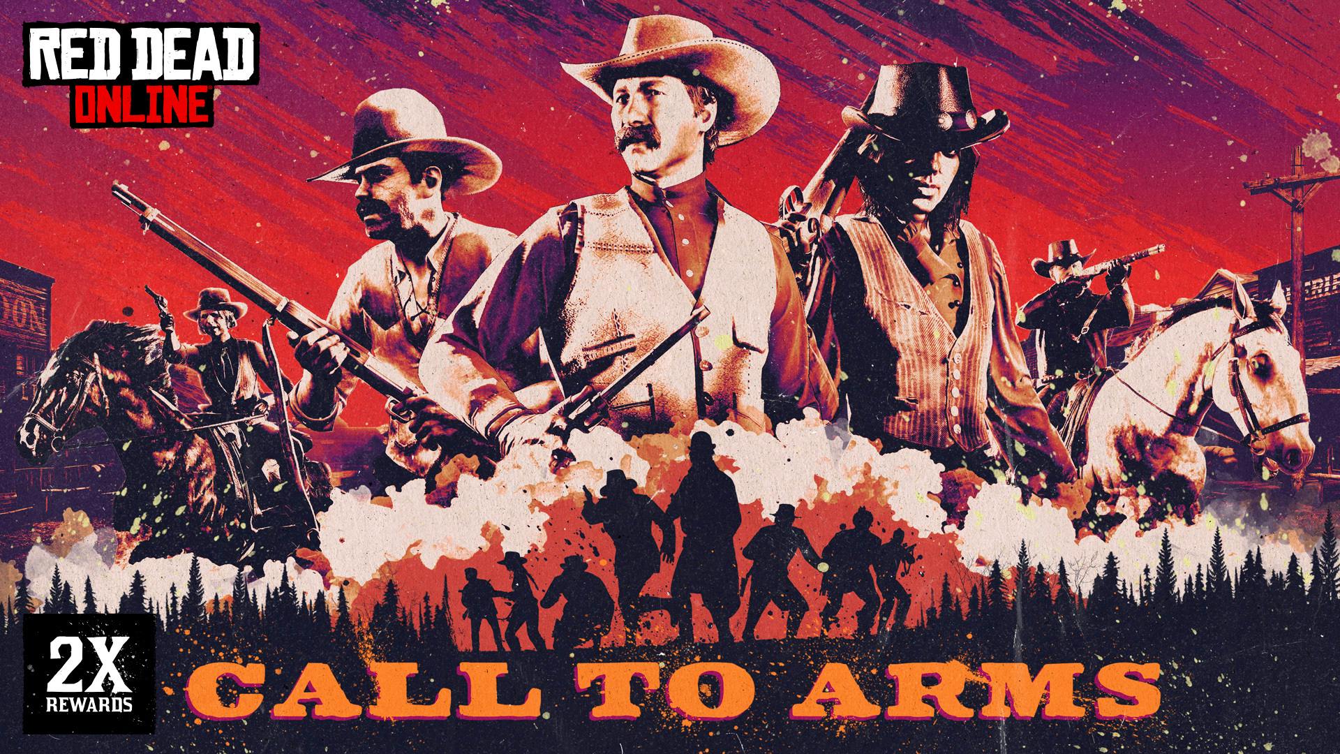 Call to Arms in Red Dead Online levert dubbel zoveel geld en XP op