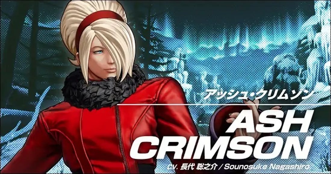 Ash Crimson uit The King of Fighters 15 in actie