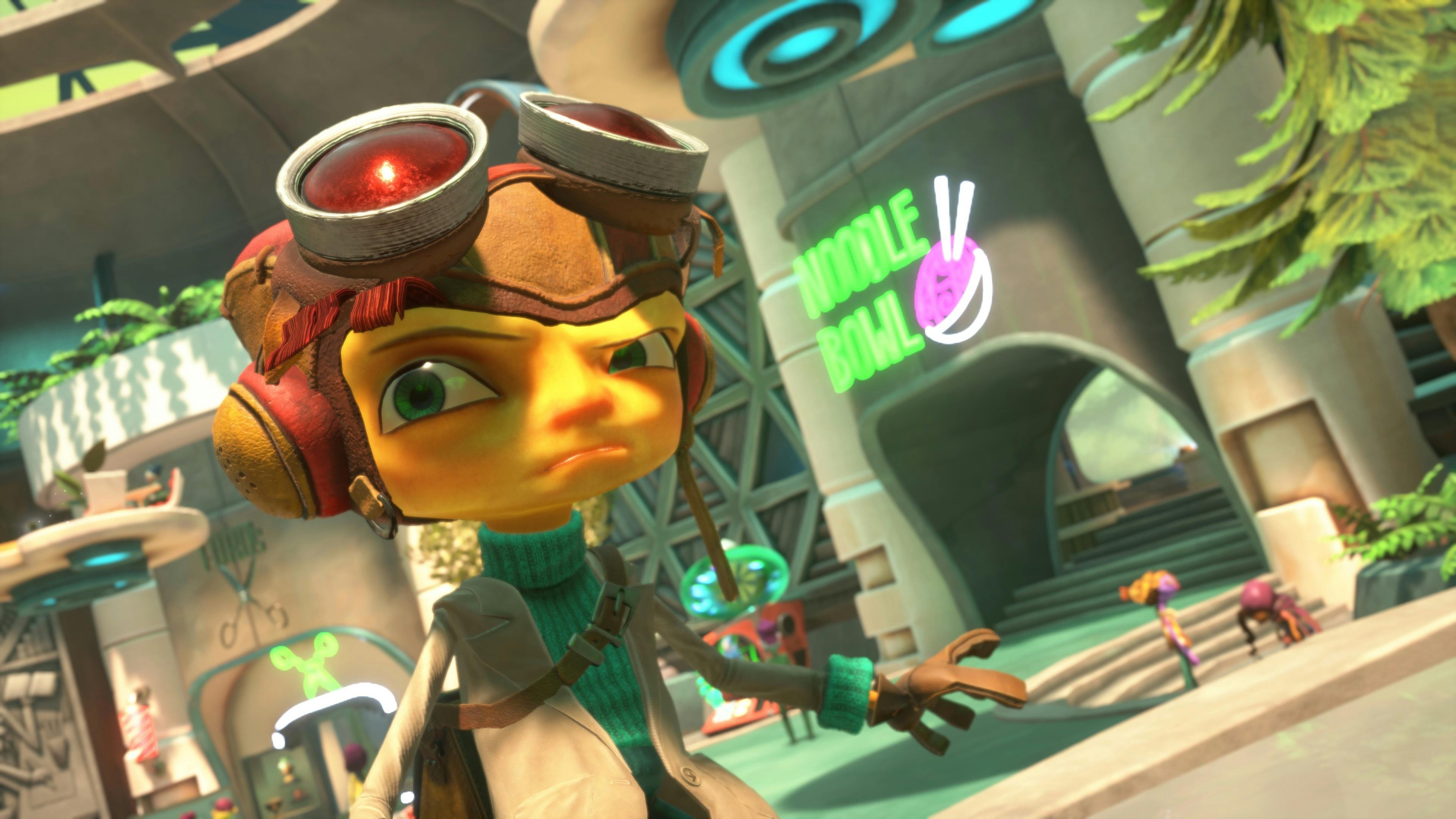 De telekinetische krachten van Raz in Psychonauts 2