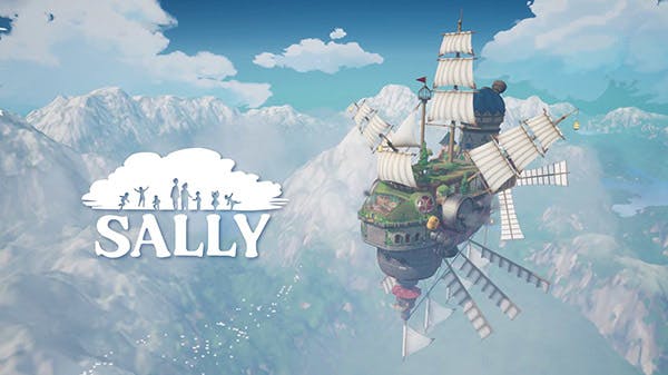 Run een vliegend schip in indiegame Sally