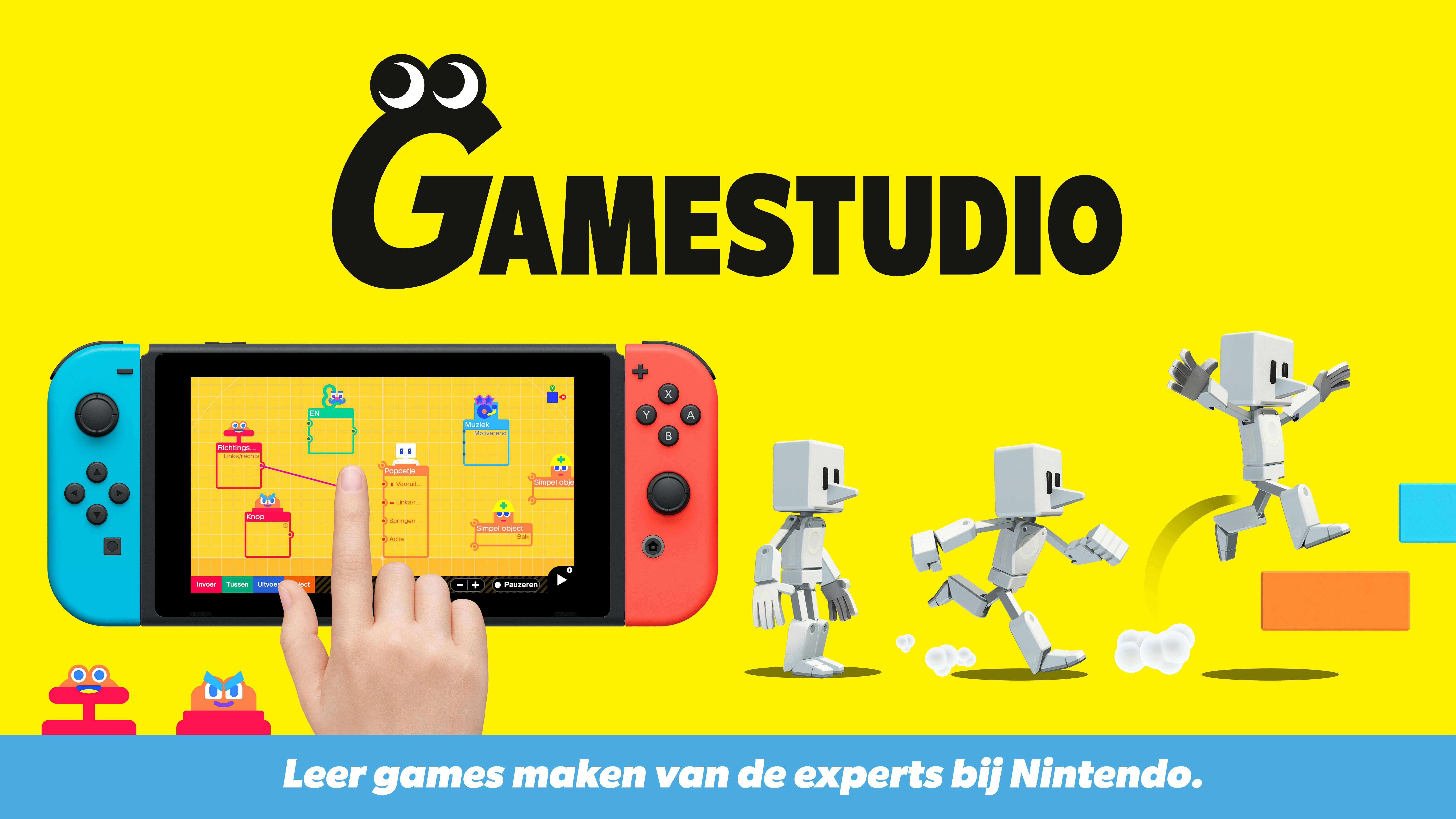 Nintendo's Gamestudio laat Switch-spelers zelf games maken