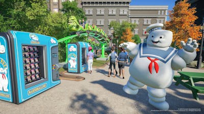 Ghostbusters- en Studio-pakketten nu beschikbaar voor Planet Coaster: Console Edition