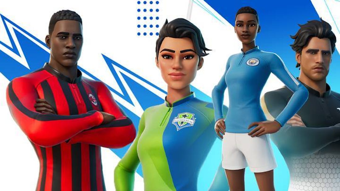 Epic Games voegt 23 bekende voetbaltenues toe aan Fortnite