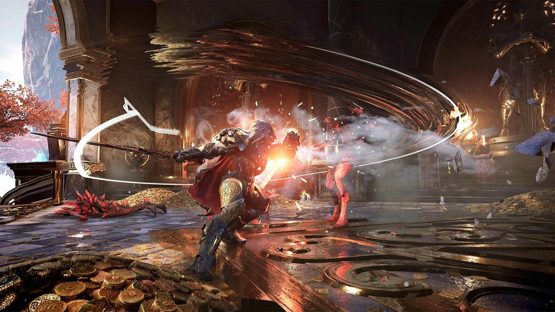 Next-gen gevechten Godfall getoond in combat-trailer