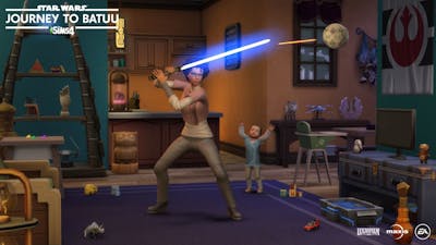 De Sims 4-uitbreiding Journey to Batuu in actie