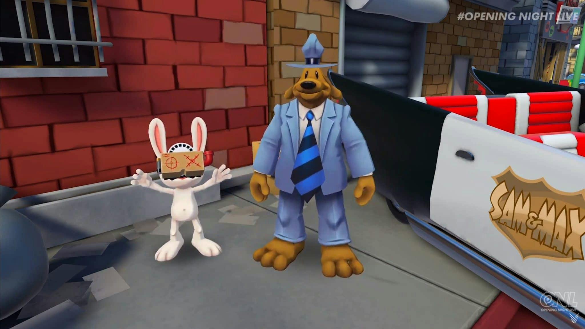 Aankomende vr-game rondom Sam and Max in actie