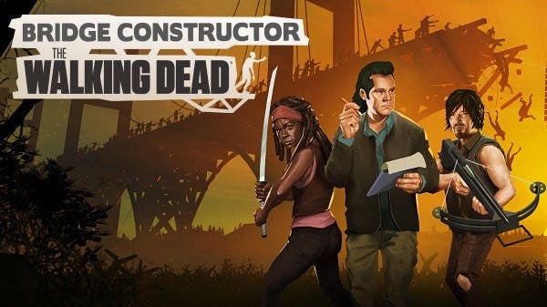 Bridge Constructor: The Walking Dead is een unieke combinatie