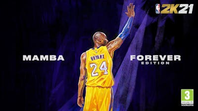 Kobe Bryant staat op de cover van NBA 2K21