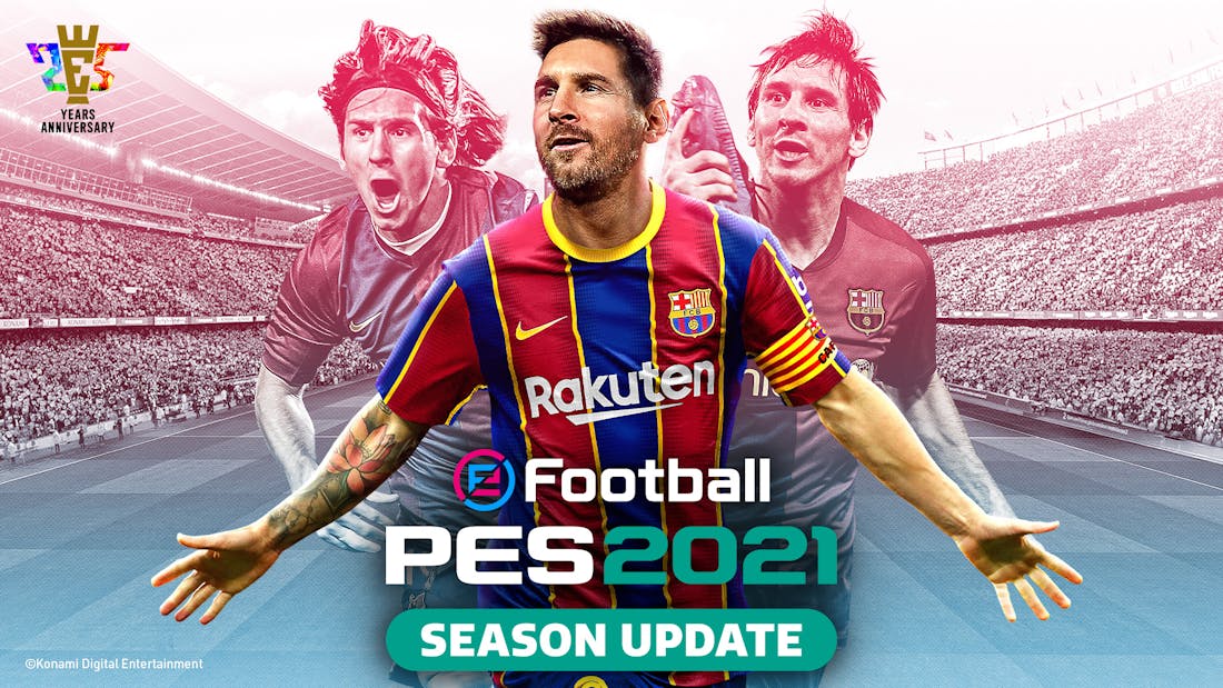 eFootball PES 2021-seizoensupdate verschijnt in september