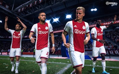 Echt lijkende gezichten Ajax-spelers in Fifa 20