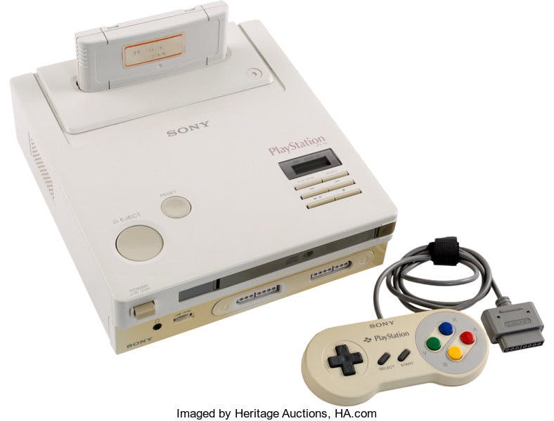 Koper Nintendo PlayStation-prototype bekend