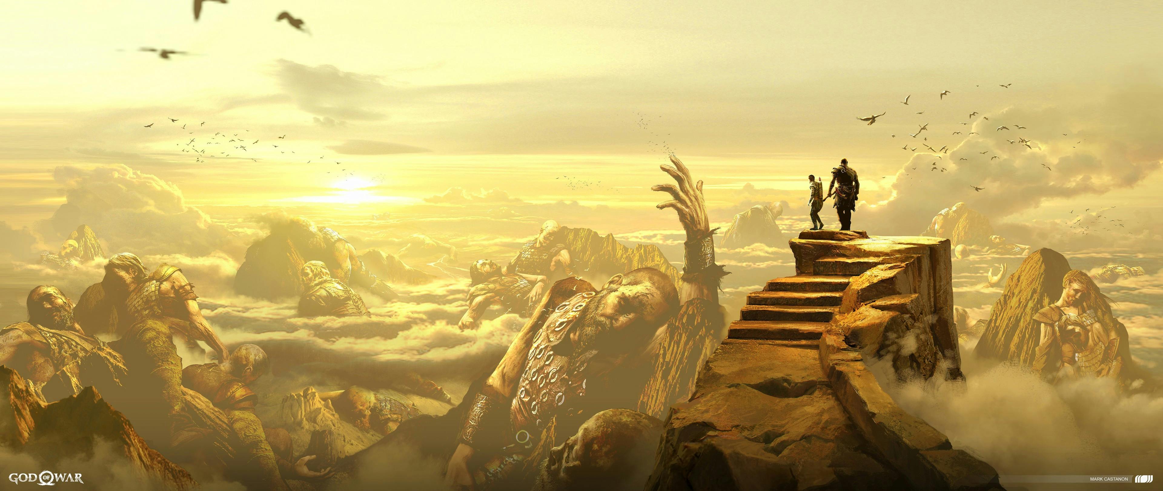De concept art die God of War tot leven bracht