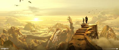 De concept art die God of War tot leven bracht