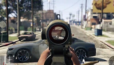 GTA 5 helemaal in vr speelbaar door mod