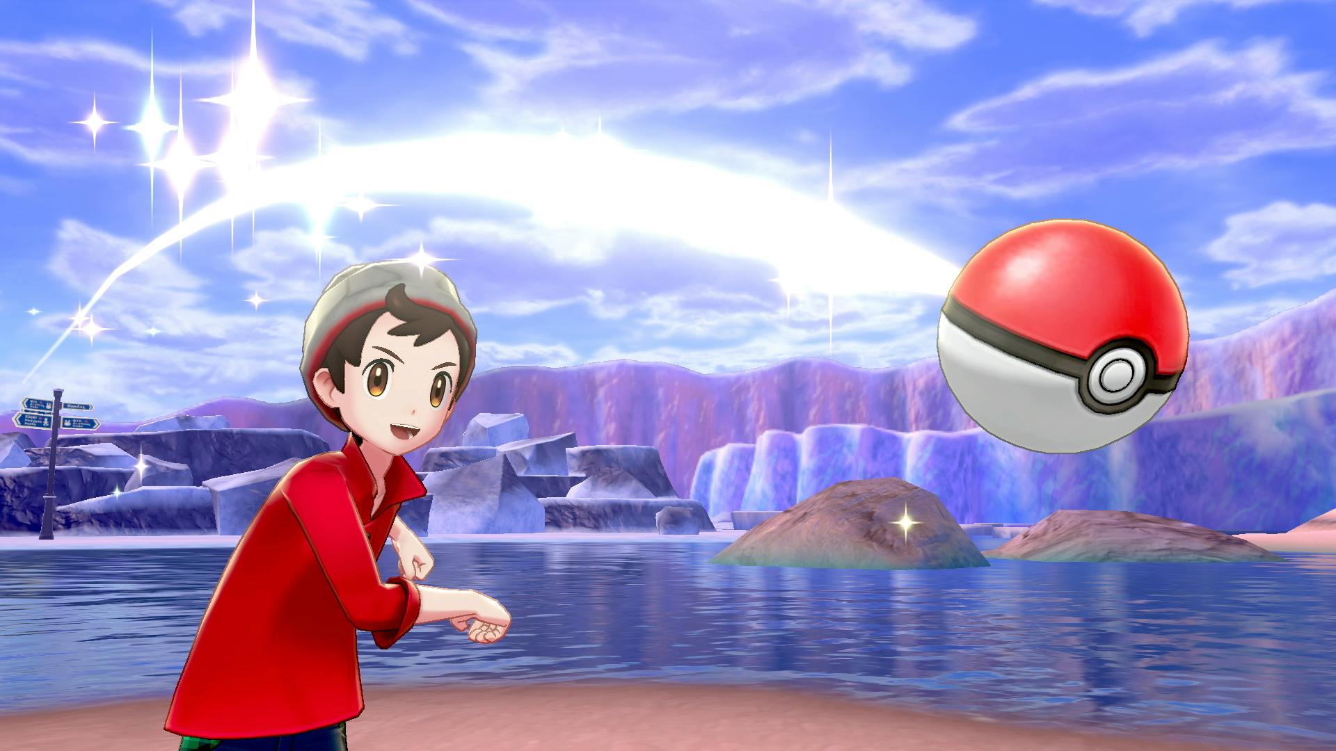 Het sneeuwt in de Wild Area van Pokémon Sword en Shield