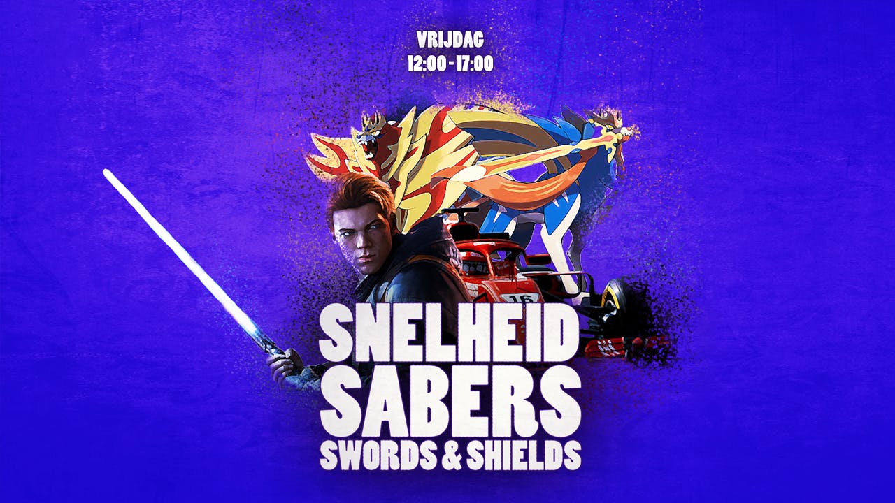 Live om 12:00 uur: Snelheid, Sabers en Sword &amp; Shield