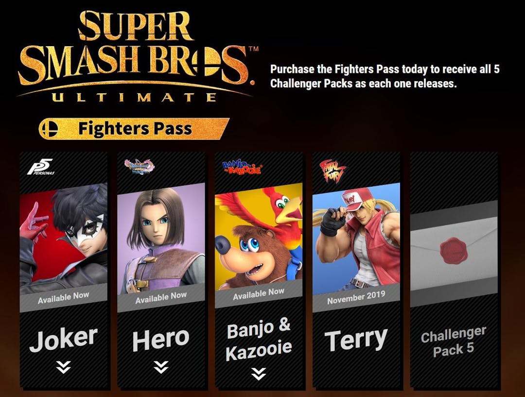 Smash Bros fighterpass