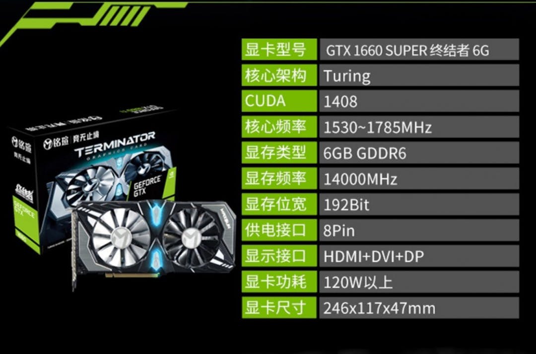 Nvidia GTX 1660 Super