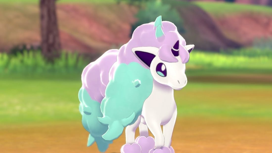 Exclusief in Pokémon Shield: Ponyta Galar-versie