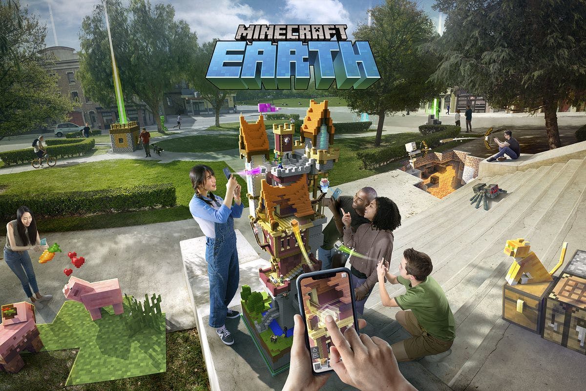 Minecraft Earth wordt vanaf oktober uitgerold