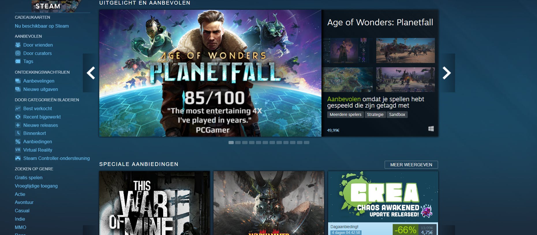 Nieuwe Steam-update verbetert vindbaarheid aanbevolen games 